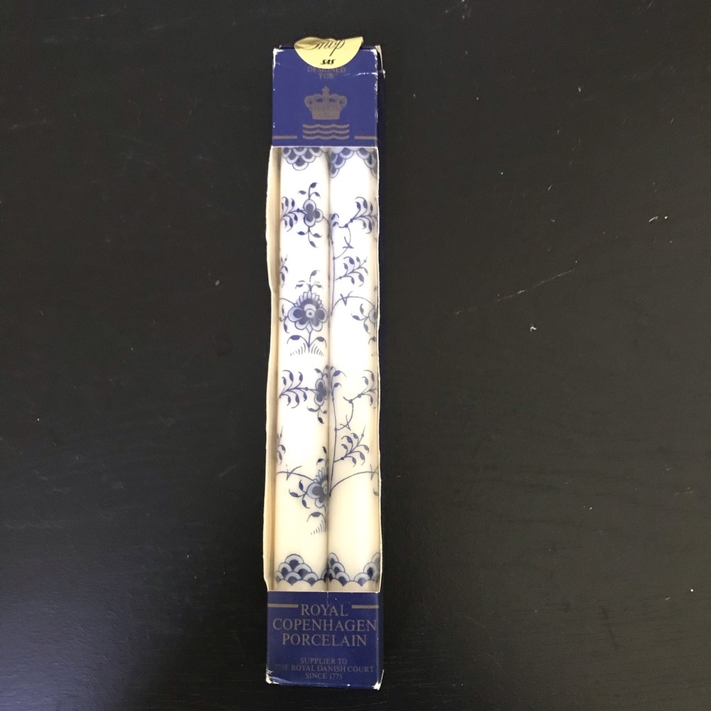 Royal Copenhagen Candle Sticks Vintage 1980s